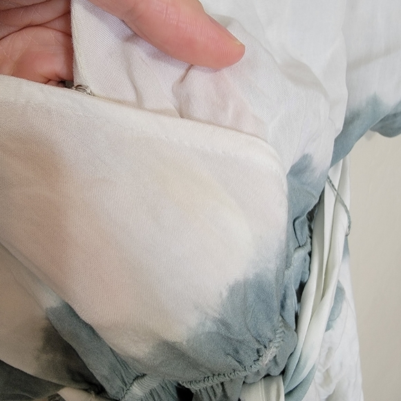 Lulus Tie Dye Maxi Dress Blue Extra Small - Picture 11 of 11